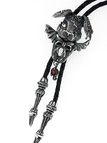 楽天市場】セインツ SAINTS アテナ コイン ブラックレザー ループタイ