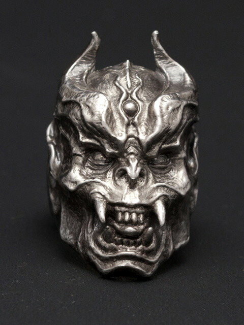 Drop kick jewelry[猩鬼「しょうき」] (しろがね色付属品/しろがね色925/Silver925/落っこちる蹴りつける/輪っか/指環/メンズ/)