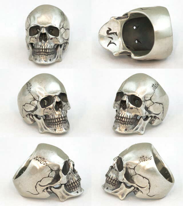 Lunatic Nights: JIN real scale ring 3 (Silver Jewelry Silver axe