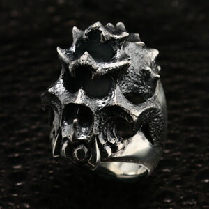 STRANGE FREAK DESIGNS [トロル] (シルバーアクセサリー/シルバー925/Silver925/ストレンジフリークデザインス/ストフリ/リング/指輪/メンズ/スカル/)