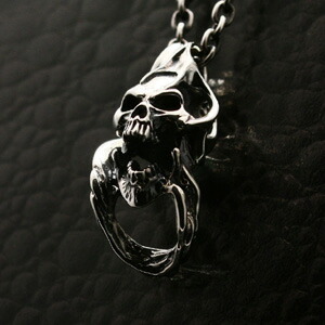 STRANGE FREAK DESIGNS [ガジュマルの園で１] (シルバーアクセサリー/シルバー925/Silver925/ストレンジフリークデザインス/ストフリ/ペンダント/ネックレス/メンズ/レディース/ユニセックス/スカル/)