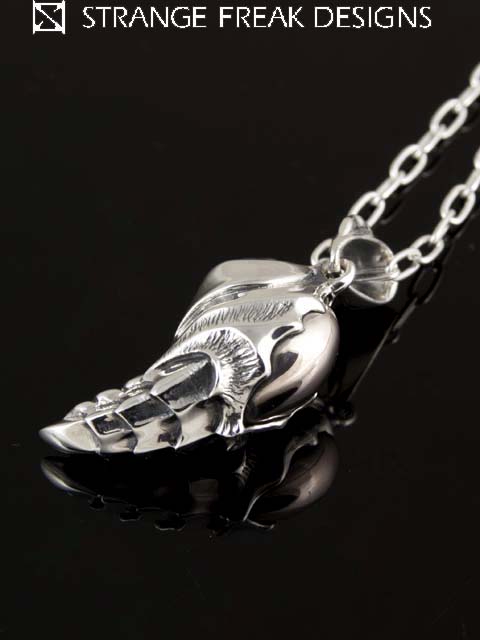STRANGE FREAK DESIGNS[クリサリス （オブ ザ ベルゼバブ）](シルバーアクセサリー/シルバー925/Silver925/ストレンジフリークデザインス/ストフリ/ペンダント/ネックレス/メンズ/ユニセックス/スカル)｜Lunatic Nights
