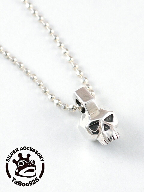 TaBoo925[カットスカルペンダント]　(シルバーアクセサリー/シルバー925/Silver925/タブー/リング/ペンダント/ネックレス/レディース/ユニセックス/スカル/骸骨/ドクロ)a｜Lunatic Nights