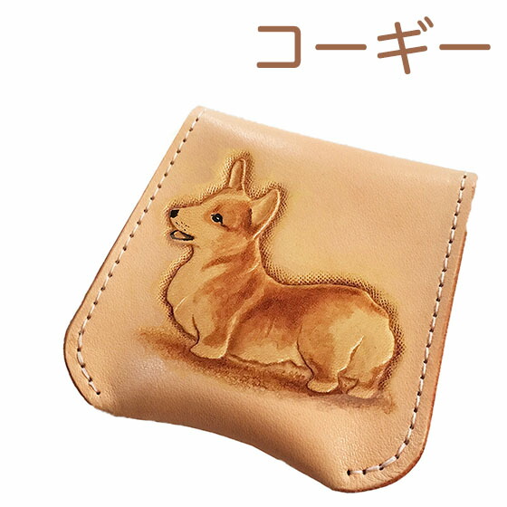 コインケース3点セット オレンジの犬/薄い黄色の犬/赤い鳥 コインケース 柴犬 かわいい 柴犬の四角コインケース 4色 愛犬