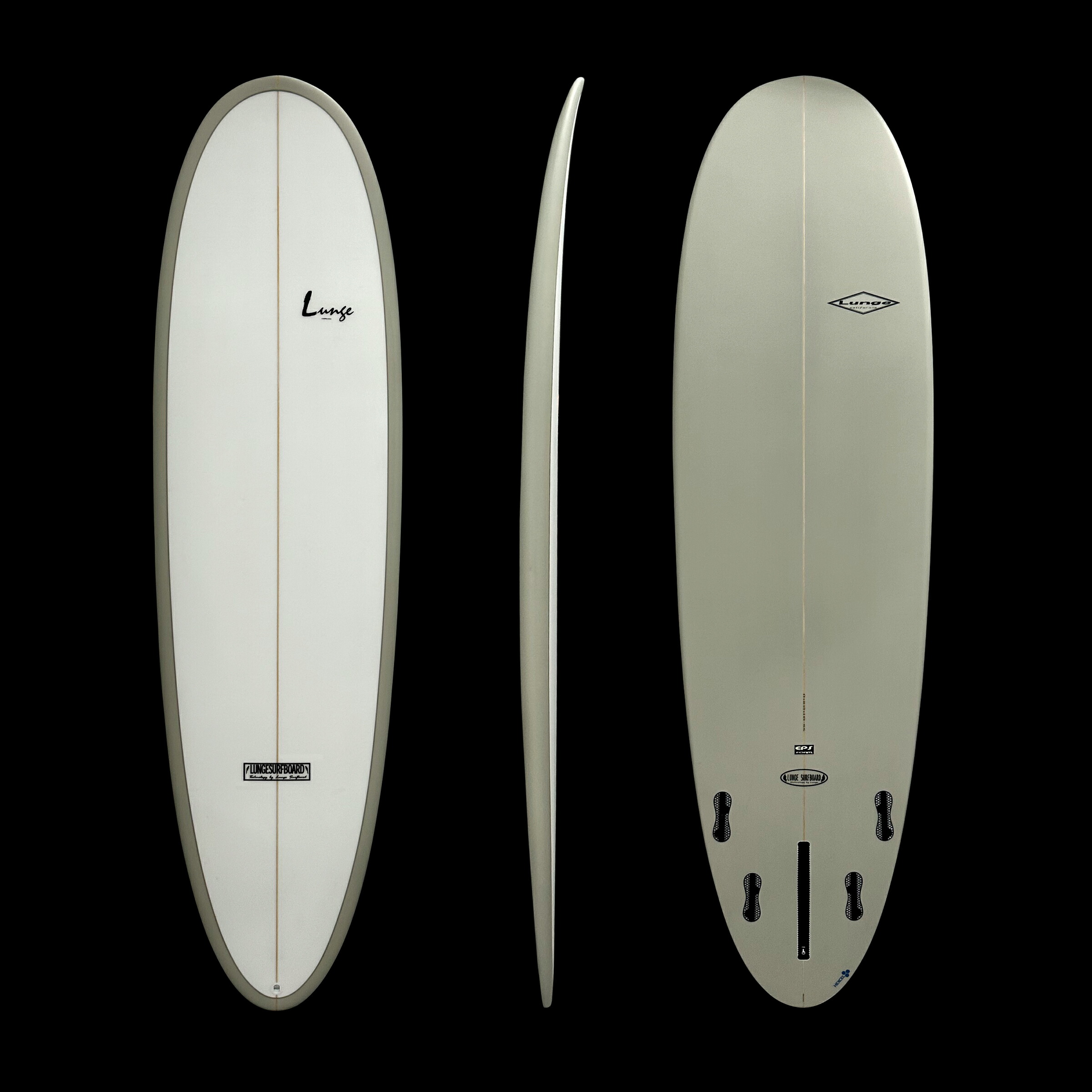 楽天市場】LUNGE KITE TWINミッドレングスサーフボード EPS オレンジ