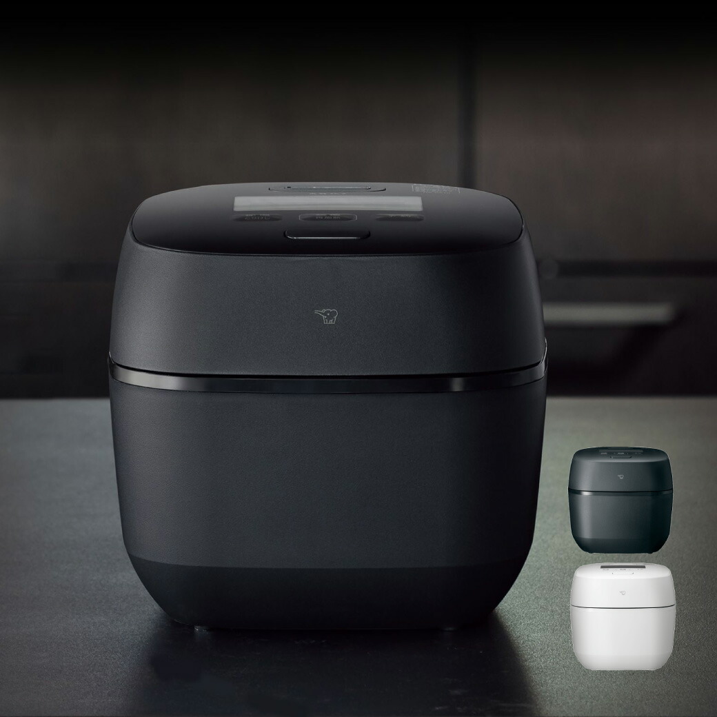 象印 圧力IH炊飯器 炎舞炊き ブラック ホワイト 5.5合炊 NX-AA10