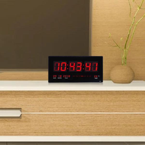 大型デジタル飾り付け時辰儀LED12 / 14H飾り付け時辰儀ホームスタディルーム インテリア・寝具・収納-置き時計・掛け時計-掛け時計