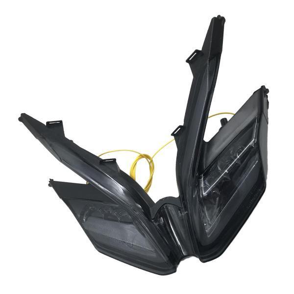 DUCATI 899959 1199 / S / R1299スモークブラック用レトロLEDリアブレーキテールライト