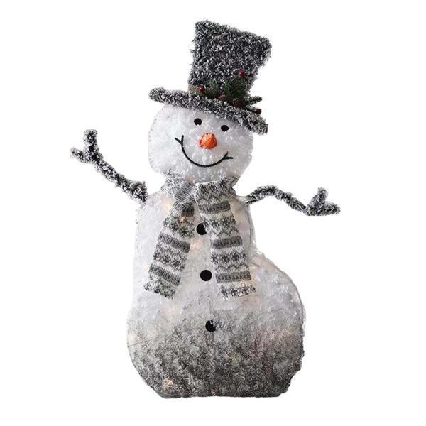 雪達磨ライトオーナメント LED  活動写真小道具  芸術品