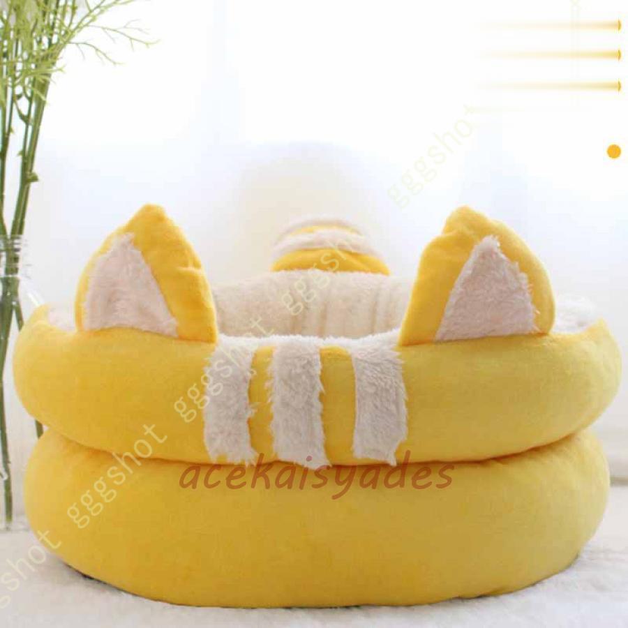 35cm L ペットベッド ドーム 冬 犬 猫 ペットベッド 洗える 滑り止め かわいい ふわふわ あったか ペット用 ベッド 寝床 保温 寝袋 クッション マット ハウス