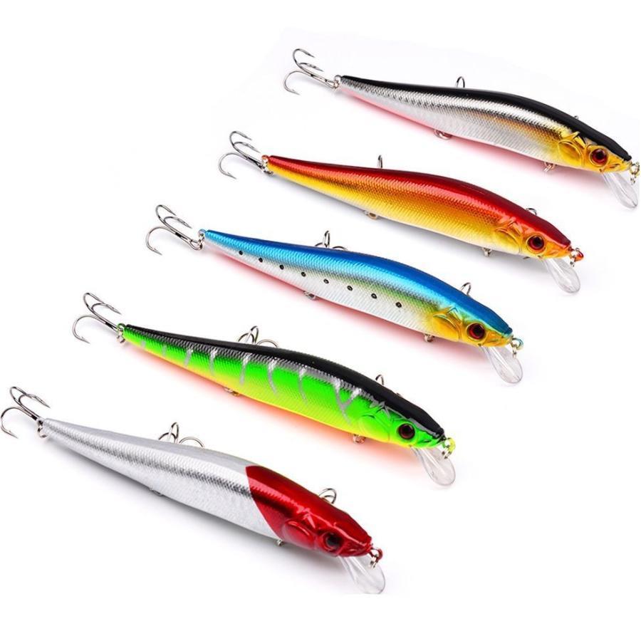 ハードルアー ミノープラグ 魚デザイン ハードベイト フィッシングルアー 疑似餌 釣り用品 釣り具 フィッシング用品 釣り餌 海釣り ルアー釣り 川釣