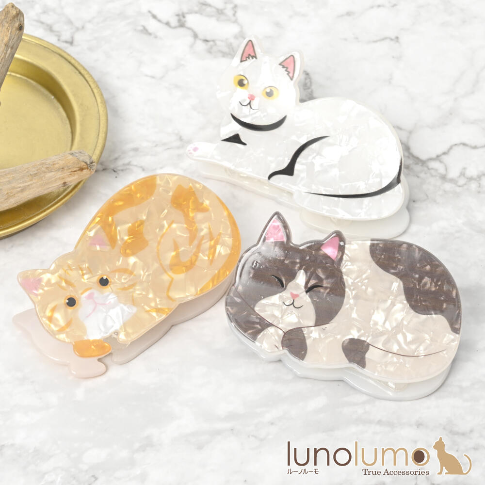 ヘアクリップ  サクラ猫 ヘアクリップ サクラ猫