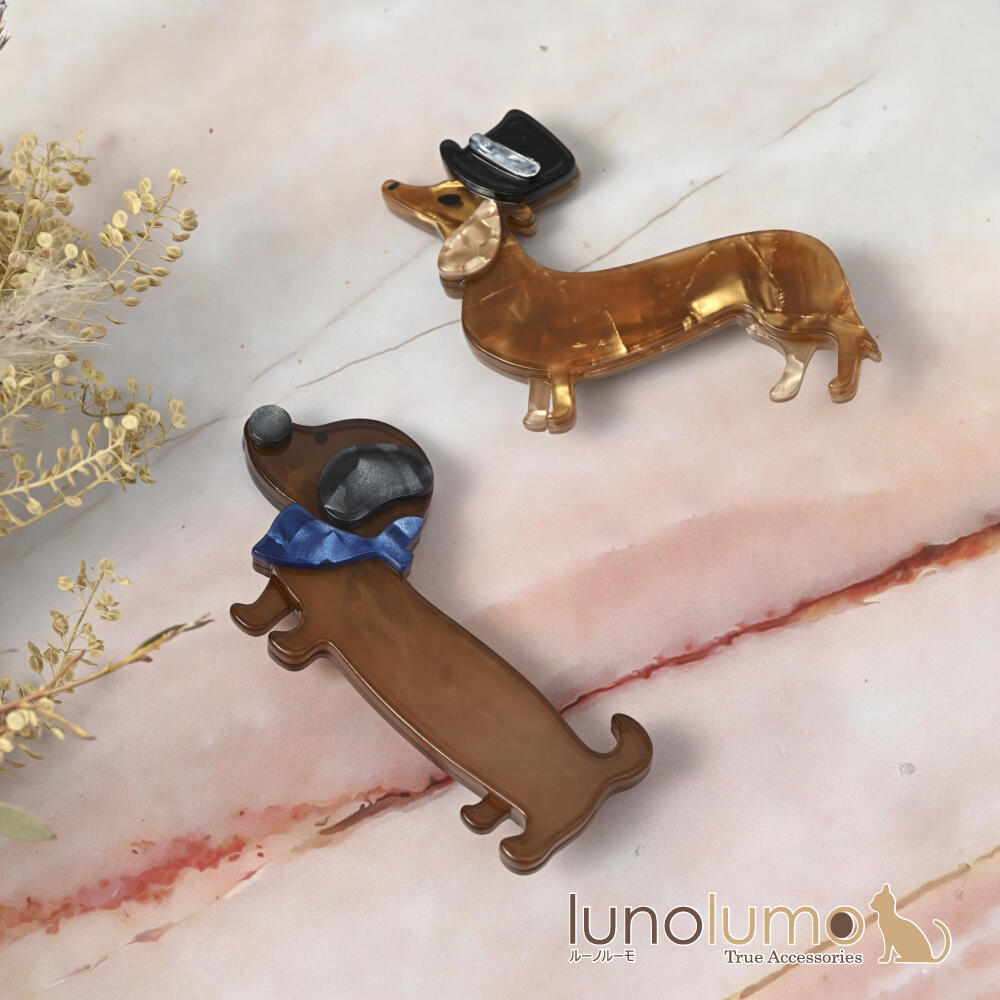 楽天市場】スワロフスキー ミニチュア ダックスフント ブローチ : Aquarius