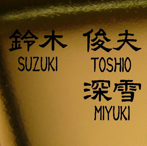 ステンレス鋼金メッキ製作看板（200×200大きさ）