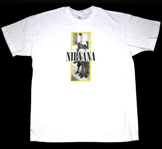 Nirvana / ニルヴァーナ [Worn Free]  Cobain / Inner City Missions Tee (Black) Worn Free] Kurt Cobain / Inner City Missions Tee (Black