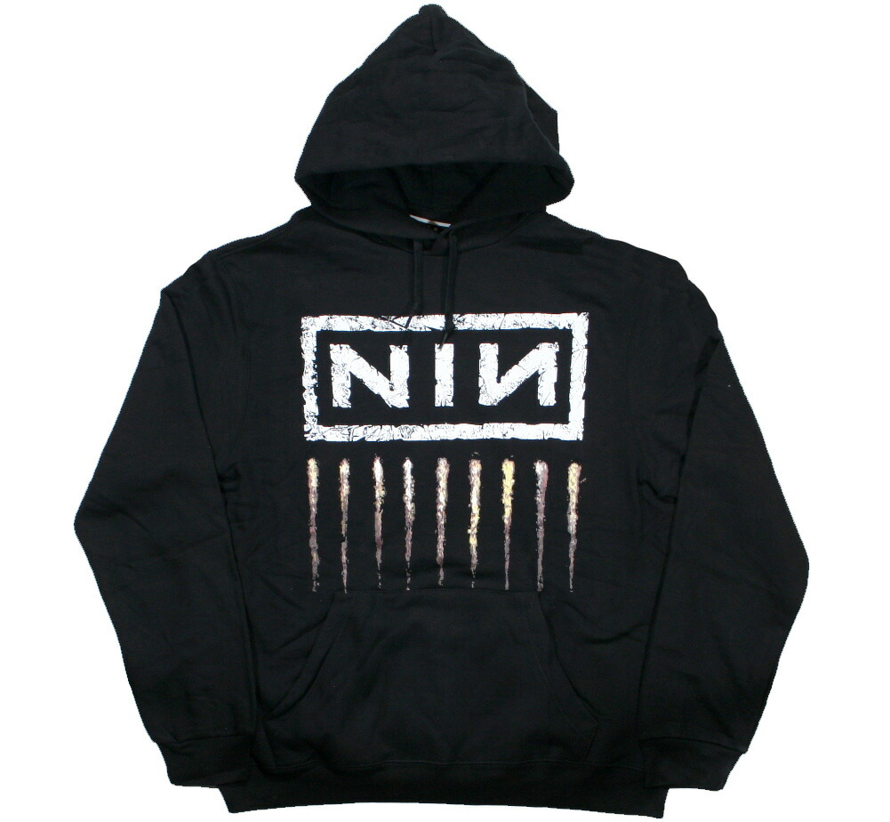 Nine Inch Nails / The Downward Spiral Hoodie (Black) - ナイン・インチ・ネイルズ ボンネット アノラック