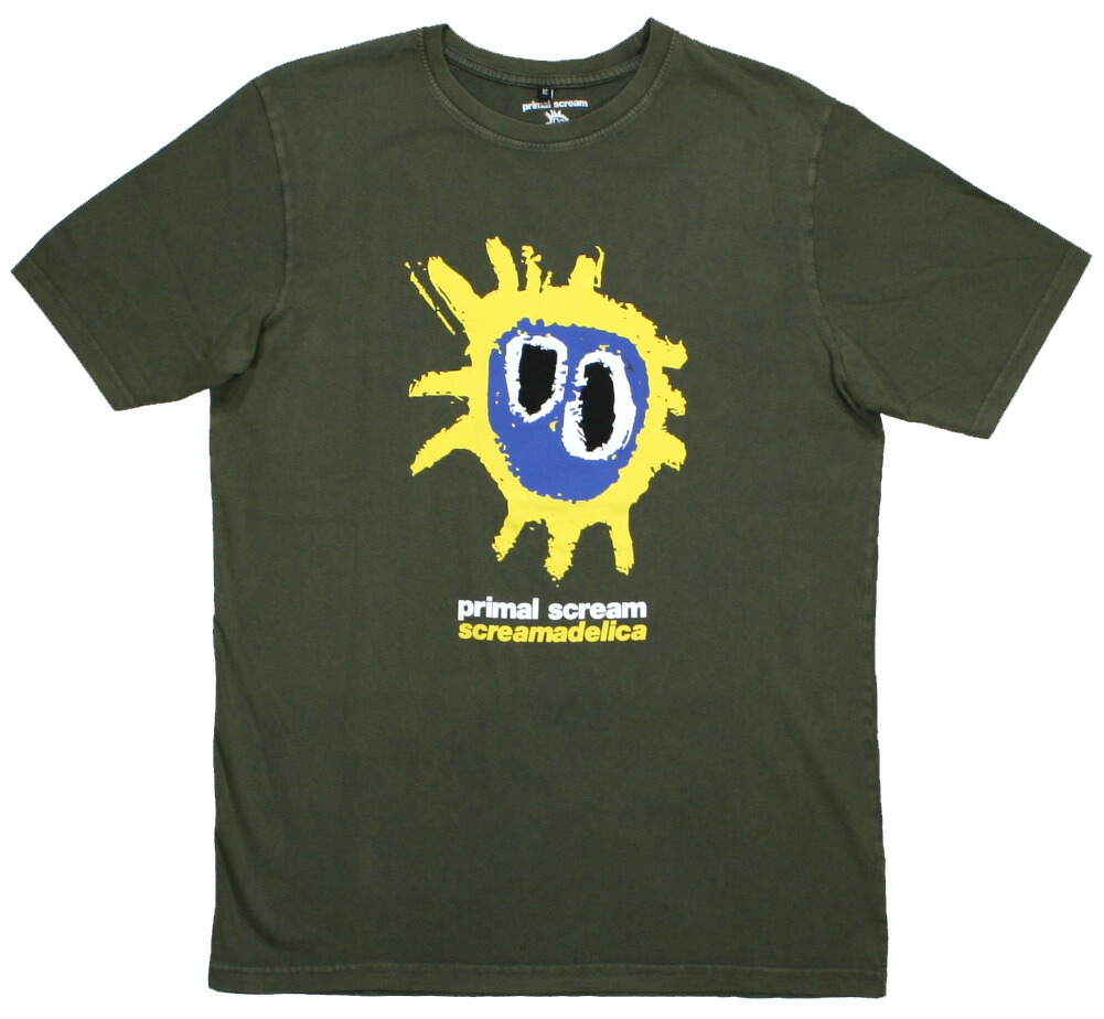 当時レア物Primal Scream スカルデザイン Tシャツ PRIMAL SCREAM プライマルスクリーム Tシャツ バンドTシャツ