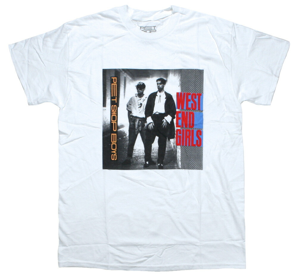 楽天市場】PET SHOP BOYS ペットショップボーイズ West End Girls T