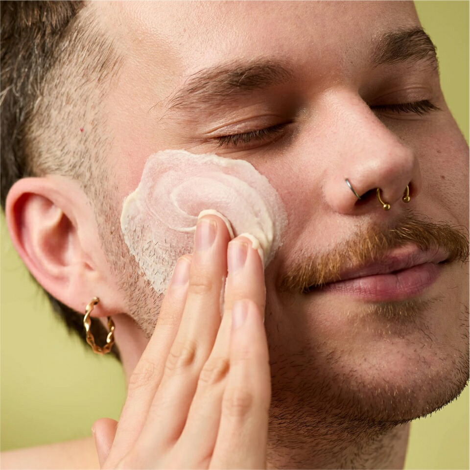 公式 LUSH ハッピースキン フェイススクラブ AHA酵素 毛穴ケア 角質 くすみ ヴィーガン 保湿 スキンケア ギフト プレゼント ラッシュ