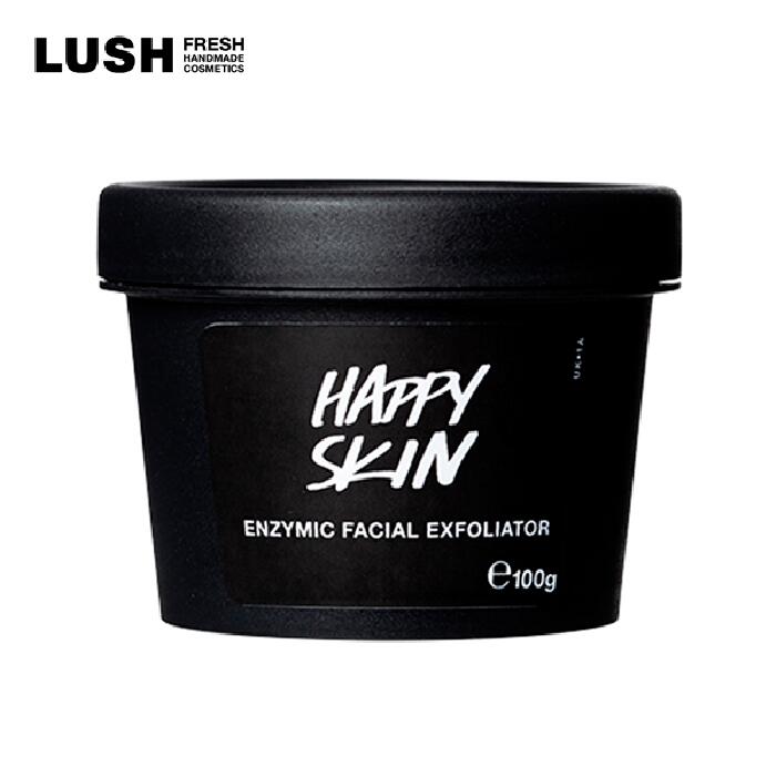 公式 LUSH ハッピースキン フェイススクラブ AHA酵素 毛穴ケア 角質 くすみ ヴィーガン 保湿 スキンケア ギフト プレゼント ラッシュ