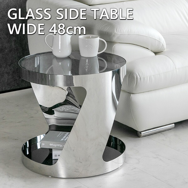 楽天市場】【送料無料】 サイドテーブル 大理石柄 丸 高級感 円形