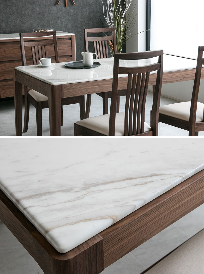 祝開店 大放出セール開催中 白 ホワイト マーブル 木製 ウォールナット テーブル 大理石 4人掛け 5点セット ダイニングセット 送料無料 モダン 鏡面 ダイニングテーブルセット ブラウン 4人用 高級 おしゃれ 150 ダイニングセット Www Kcapplauds Net