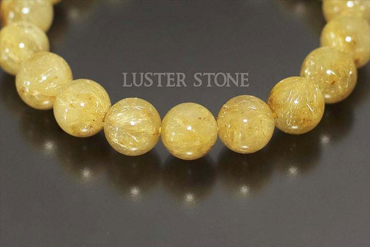 楽天市場】ピンクルチルクォーツ約13.5ミリ1連ブレスレット ピンク