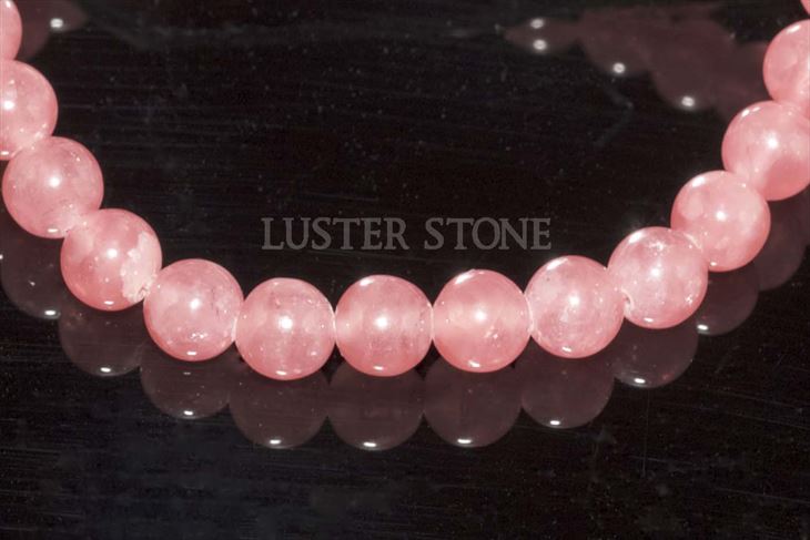 パワーストーン 天然石 ブレスレット インカローズ 6mm プレゼント 開運 ギフト レディース｜LUSTER STONE