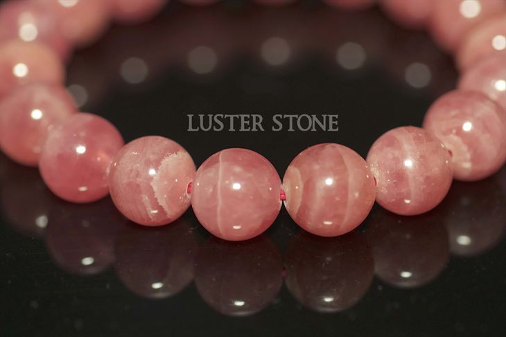 楽天市場】インカローズ ブレスレット 10mm 縞模様 アルゼンチン産