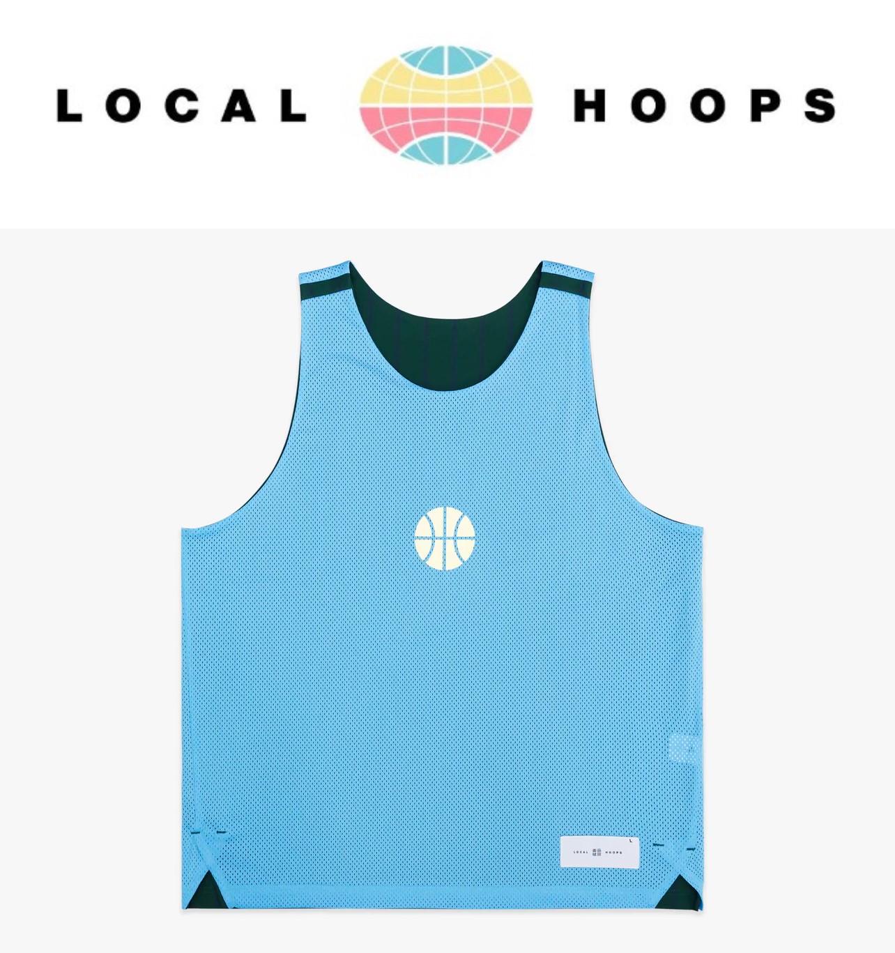 Local Hoops ローカルフープス ISLA Reversible Jersey ISLA リバーシブルジャージ ノースリーブ メンズ