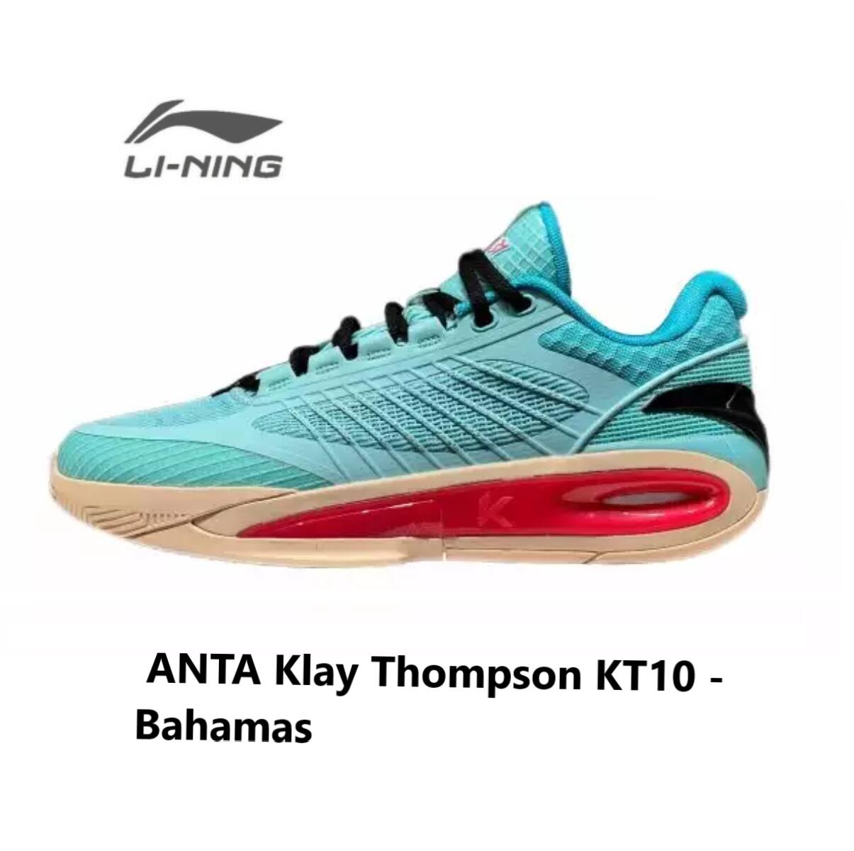 ANTA 粘土トンプソン KT10 - Bahamas LI-Ning リーニン メンズ キッズ バッシュ スニーカー 手かご 置き目とり捨てる 流行り