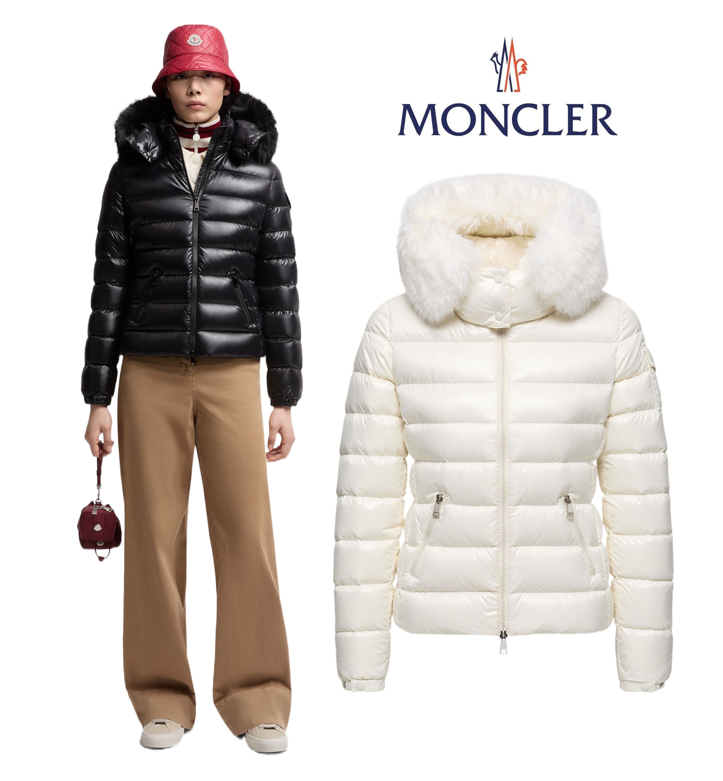 楽天市場】MONCLER モンクレール ダウンジャケット BADYFUR バディ