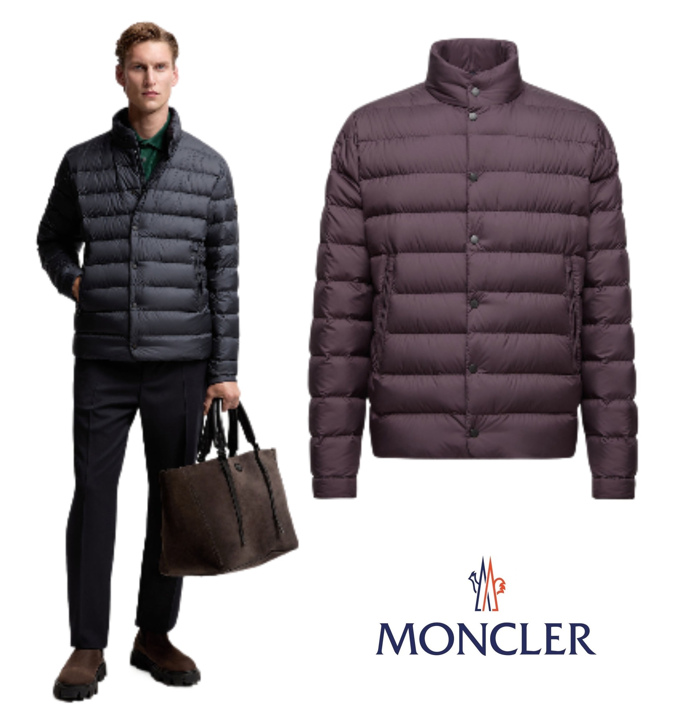 メンズ ダウンジャケット MONCLER モンクレール Lyco Short Down Jacket