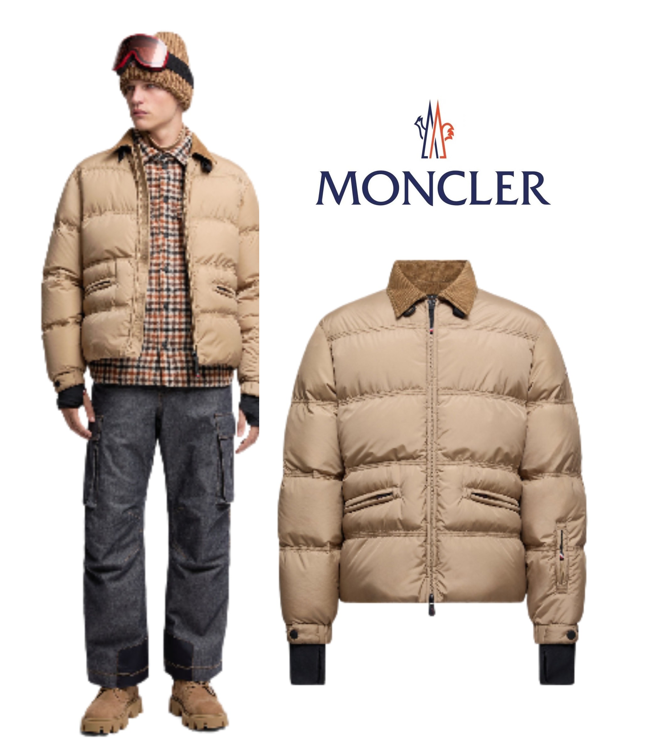 メンズ ダウンジャケット MONCLER モンクレール グルノーブル　Yunnan Down Ski Jacket