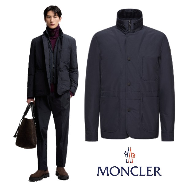 メンズ ダウンジャケット MONCLER モンクレール Brieuc Down Shirt Jacket