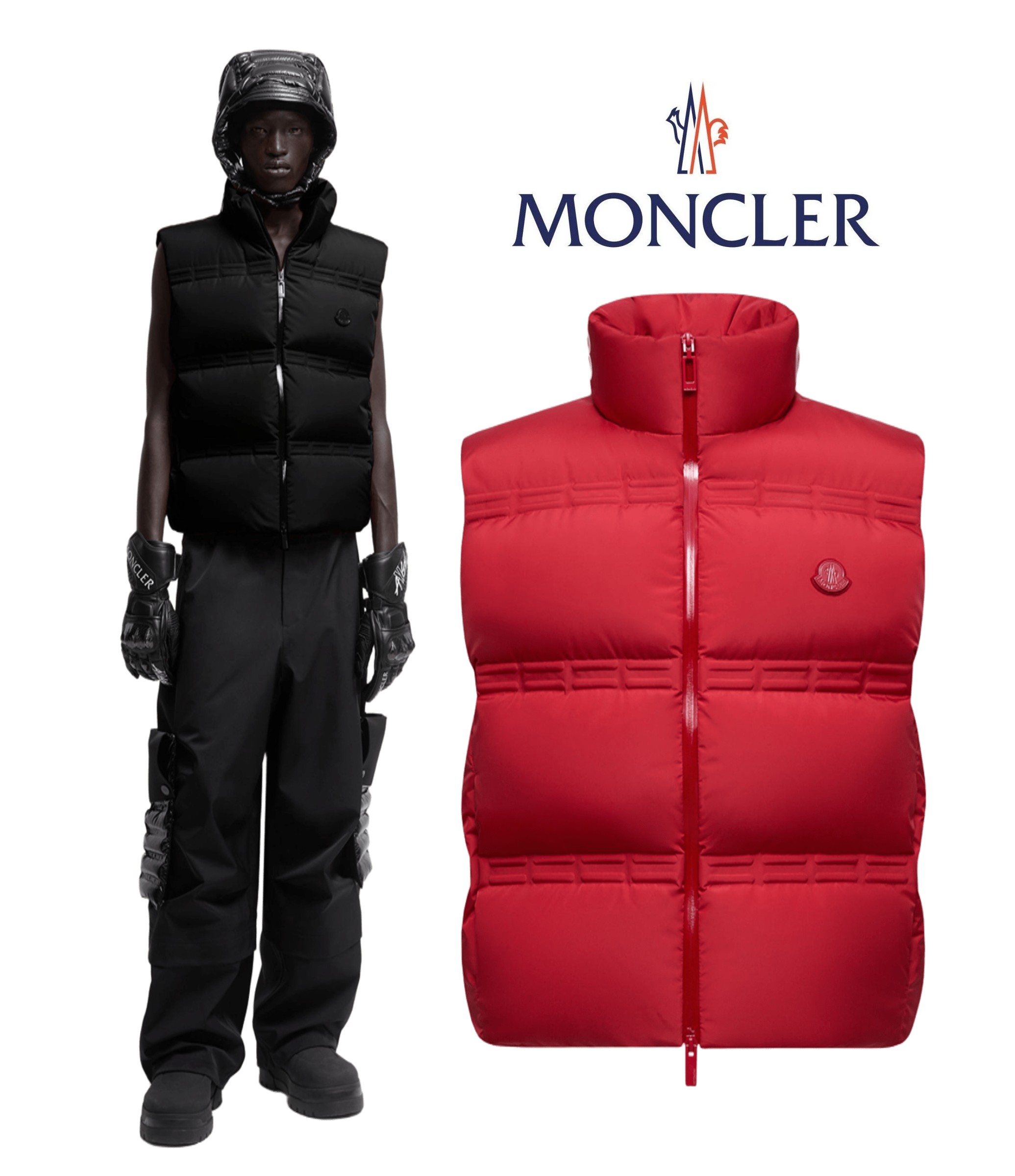 メンズ ダウンジャケット MONCLER モンクレール ジーニアス Moncler x A$AP Rocky Sparky Down Gilet
