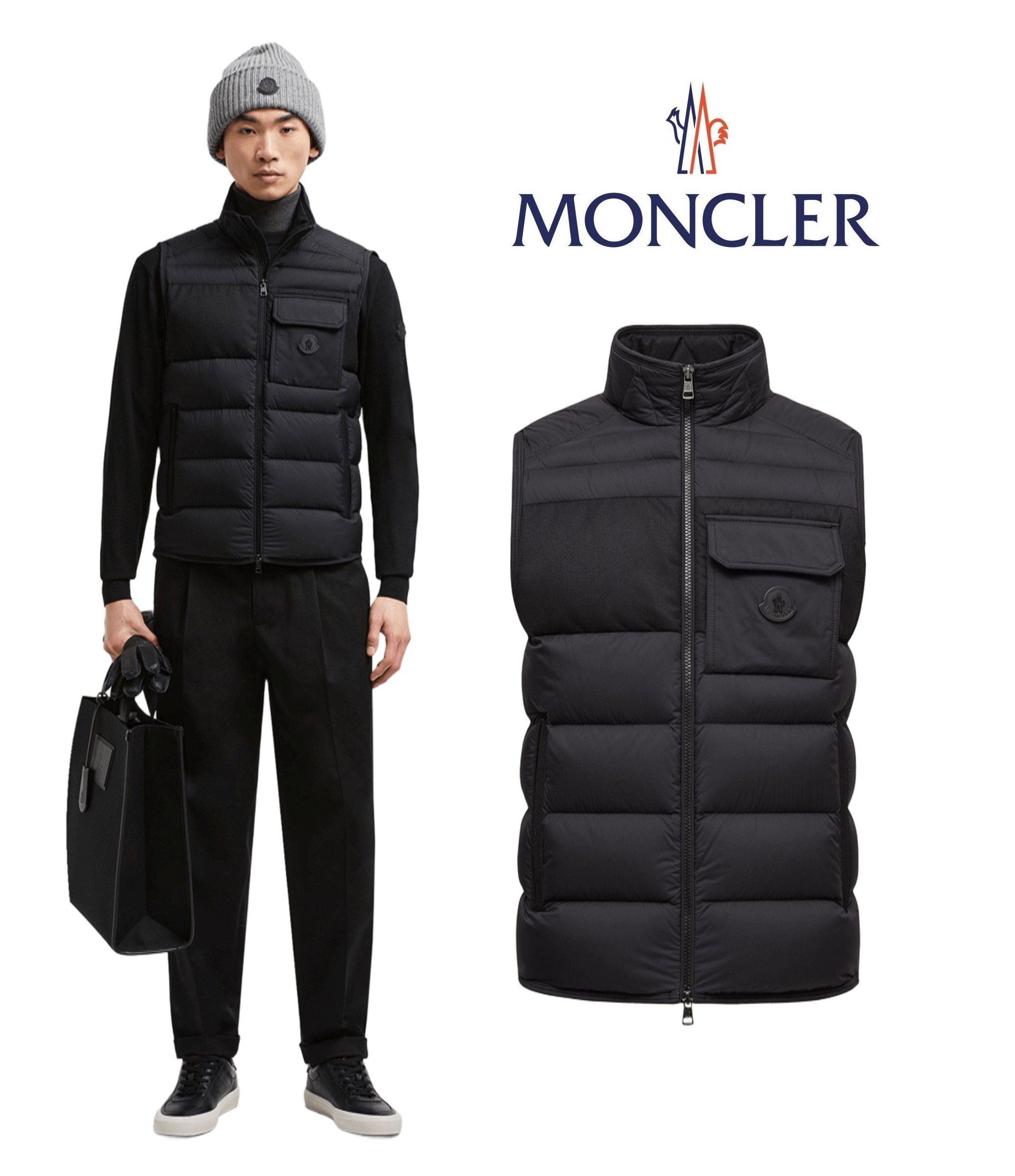 メンズ ダウンジャケット MONCLER モンクレール Estagnous Down Gilet 149,150円