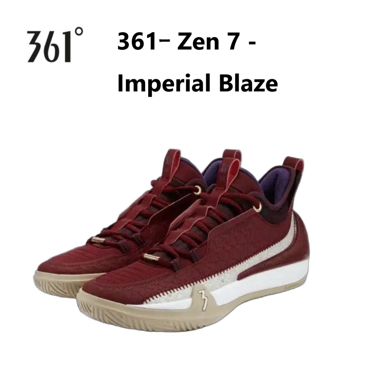 361&deg; Zen 7 - Imperial Blaze メンズ キッズ バッシュ スニーカー バスケット トレンド インスタ ジャンプ力アップ バスケIQ｜LUSTYLE
