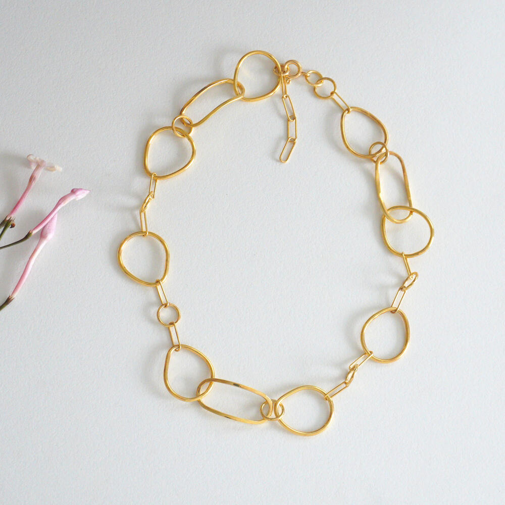 RENARD BIJOUX】ginkgo bilobaネックレス 銀杏モチーフ