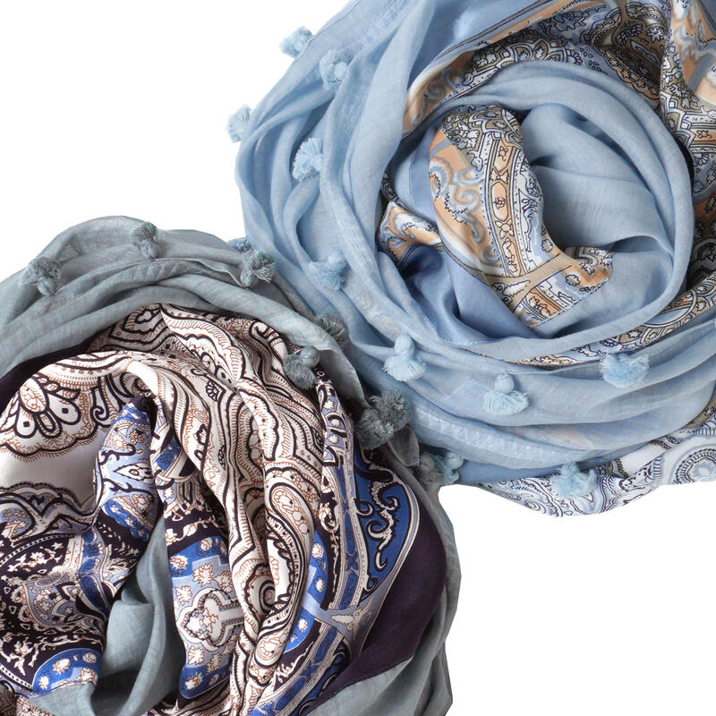 seringa822！YARNZ &シトラス　ストールまとめて売り！ 楽天市場】シトラス ストール CITRUS Cotton Silk Pompom Scarf