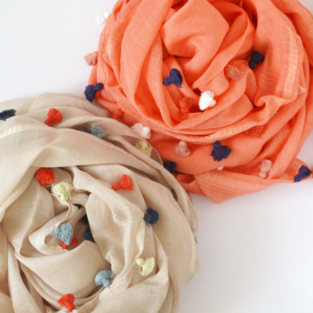 シトラス（ファッション） CITRUS シトラス POMPOMストール