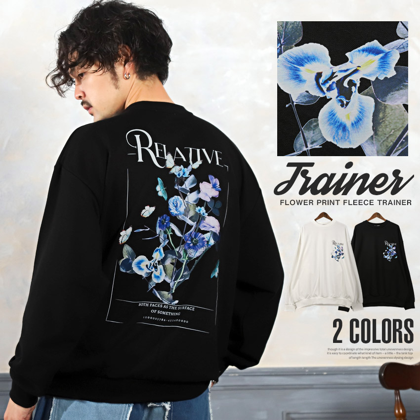 Seventen 花柄プリント スウェット Mサイズ Seventen 花柄プリント スウェット Mサイズ Seventen 花柄プリント