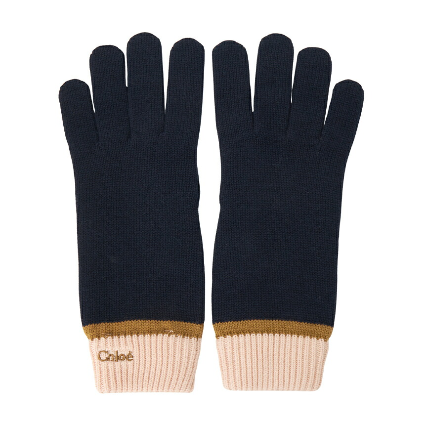 楽天市場】Chloe クロエ Contrast Color Gloves 手袋 グローブ リブ