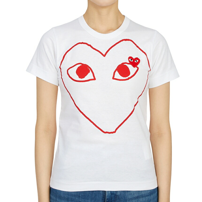 楽天市場】PLAY COMME des GARCONS プレイ コムデギャルソン Tシャツ