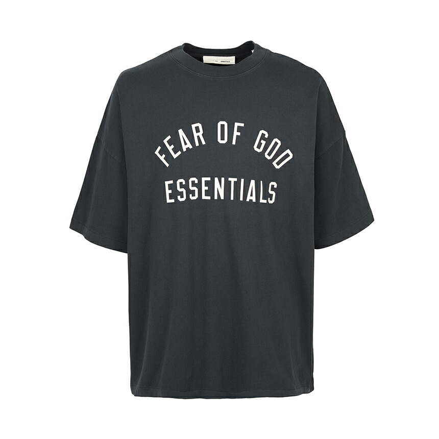 【3%オフクーポン散り散り中】 FEAR OF GOD フィアオブゴッド メンズ 半袖ティーシャツ 125AS254481F VINTAGE BLACK