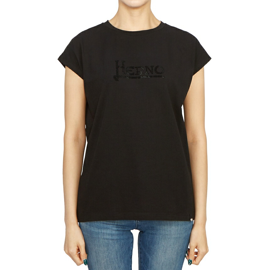 ヘルノ レディース 半袖Tシャツ JG000212D 52009 9300 ヘルノ レディース 半袖Tシャツ JG000212D 52009 9300 (HERNO/T