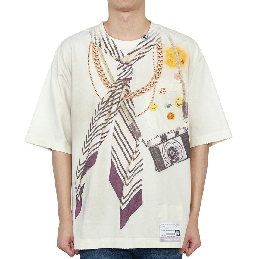 メゾンミハラヤスヒロ メンズ 半袖Tシャツ A13TS641 WHITE 楽天市場】【3%オフクーポン配布中】 MAISON MIHARA YASUHIRO