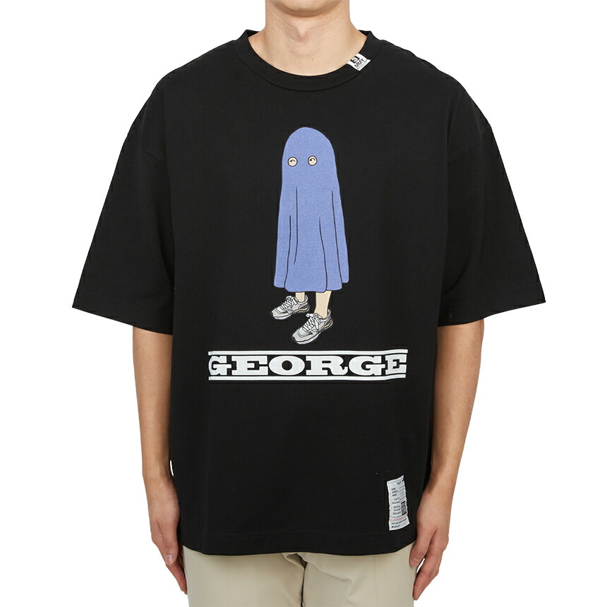 (ミハラヤスヒロ) MIHARA YASUHIRO 半袖Tシャツ A13TS642 メゾンミハラヤスヒロ メンズ 半袖Tシャツ A13TS642 BLACK