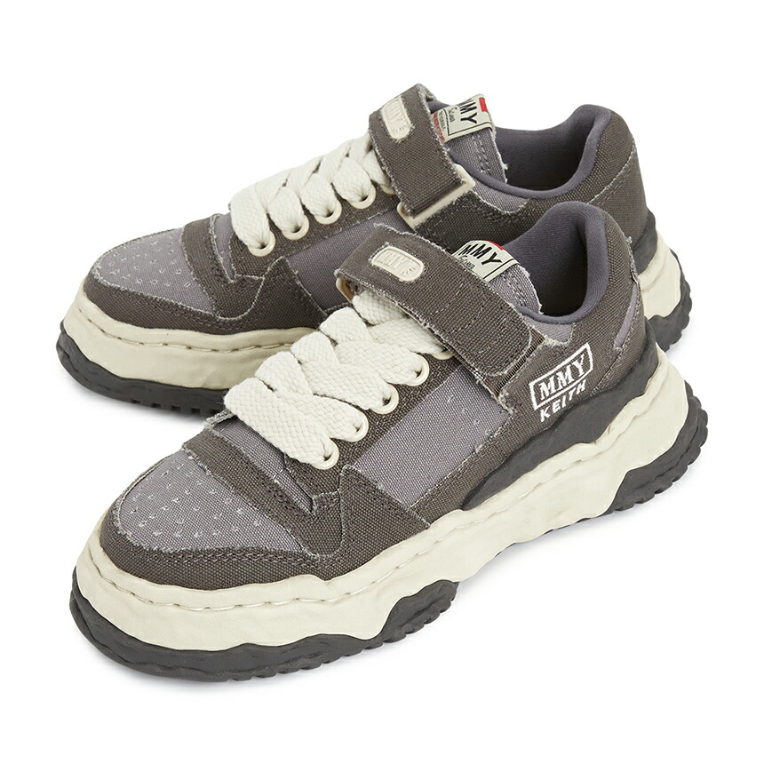 【3%オフクーポン別れ別れ中】 MAISON MIHARA YASUHIRO メゾンミハラヤスヒロ メンズ スニーカー A13FW704 GRAY