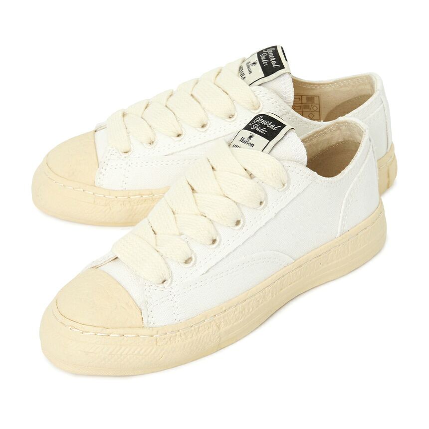 【3%オフクーポン別れ別れ中】 MAISON MIHARA YASUHIRO メゾンミハラヤスヒロ メンズ スニーカー S14FW702 WHITE